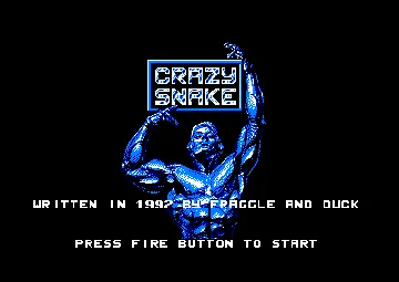 Crazy Snake (UK) (1992) screen shot title